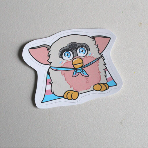 Trans Pride Furby